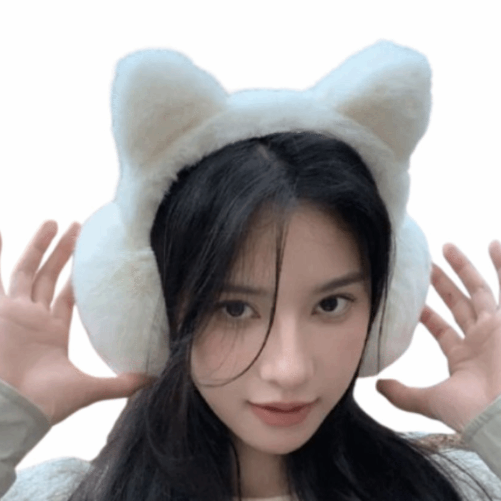 Earmuffs Foldable - Leichte, faltbare Katzen-Ohrenschützer, verdickt, winddicht, warme