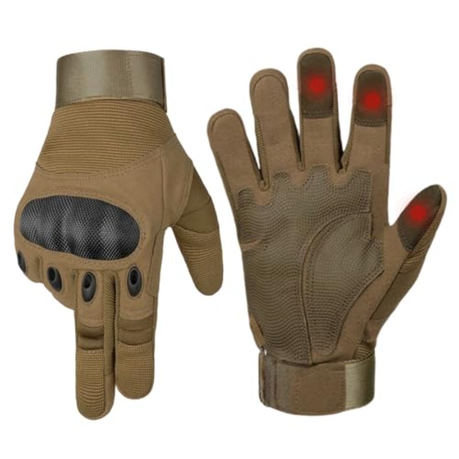 Touch Screen Gloves - Nutzarbeitshandschuhe für Herren, Motorradhandschuhe mit Touchscreen-Handflächenpolster,