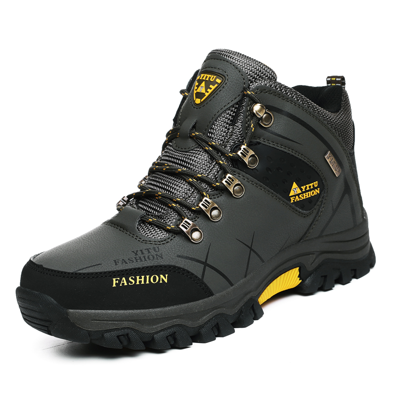 Waterproof Winter Boot - Marken-Winterstiefel für Herren, Wasserdichte Ledersneaker, Super