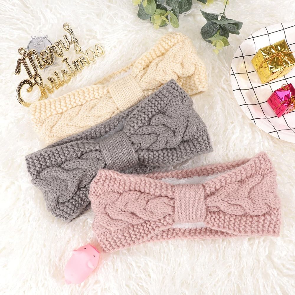 Winter Headband Fleece - Winter Gestrickte Frauen Stirnbänder Verdicken Fleece