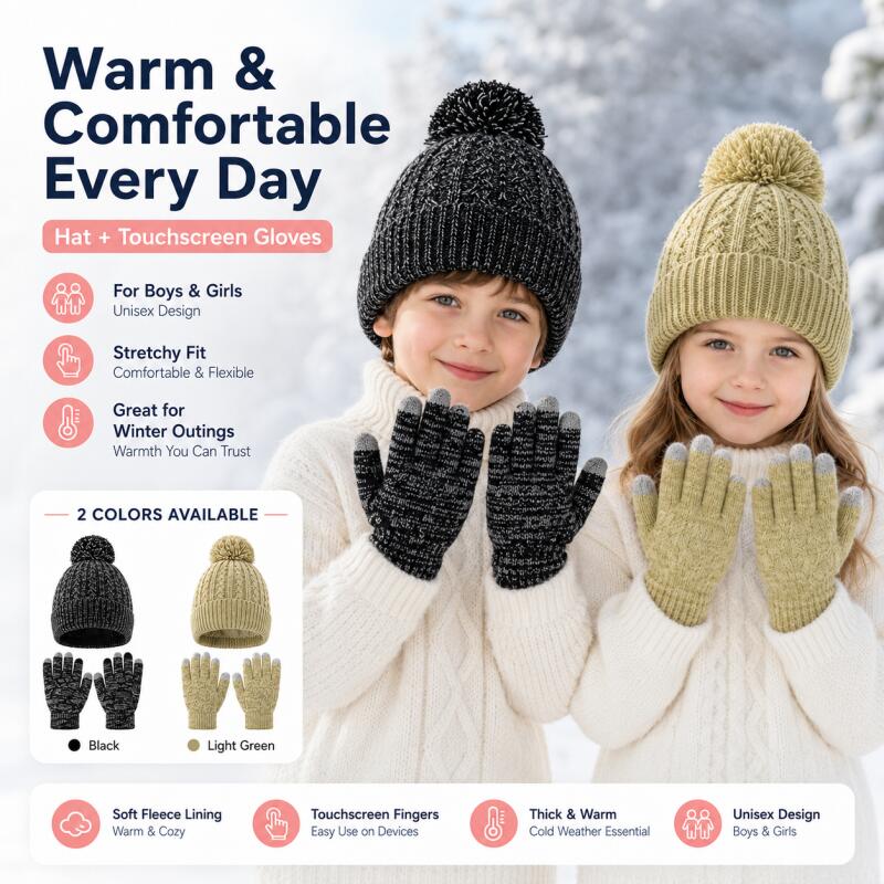Kinder-Wintermütze mit Touchsc – Touch Screen Gloves Bewertung und Preis