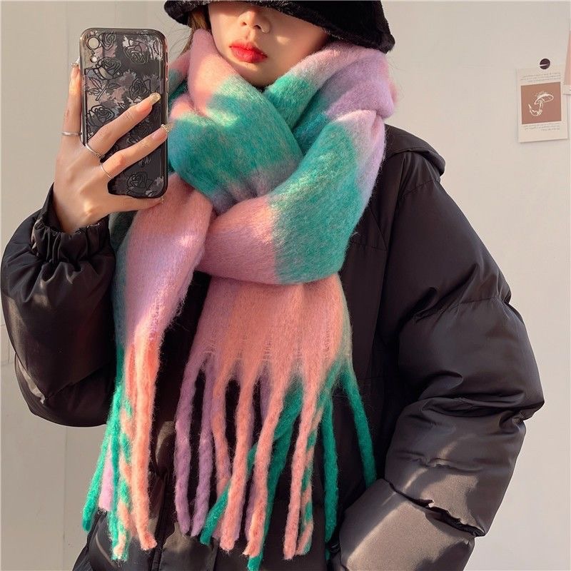2025New Winter Dicke Warme Sch – Shawl Wrap Winter Bewertung und Preis