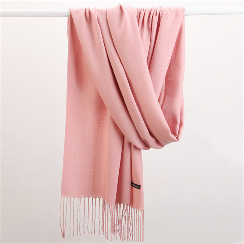 Mode Einfarbig 2023 Frauen Sch – Shawl Wrap Winter Bewertung und Preis